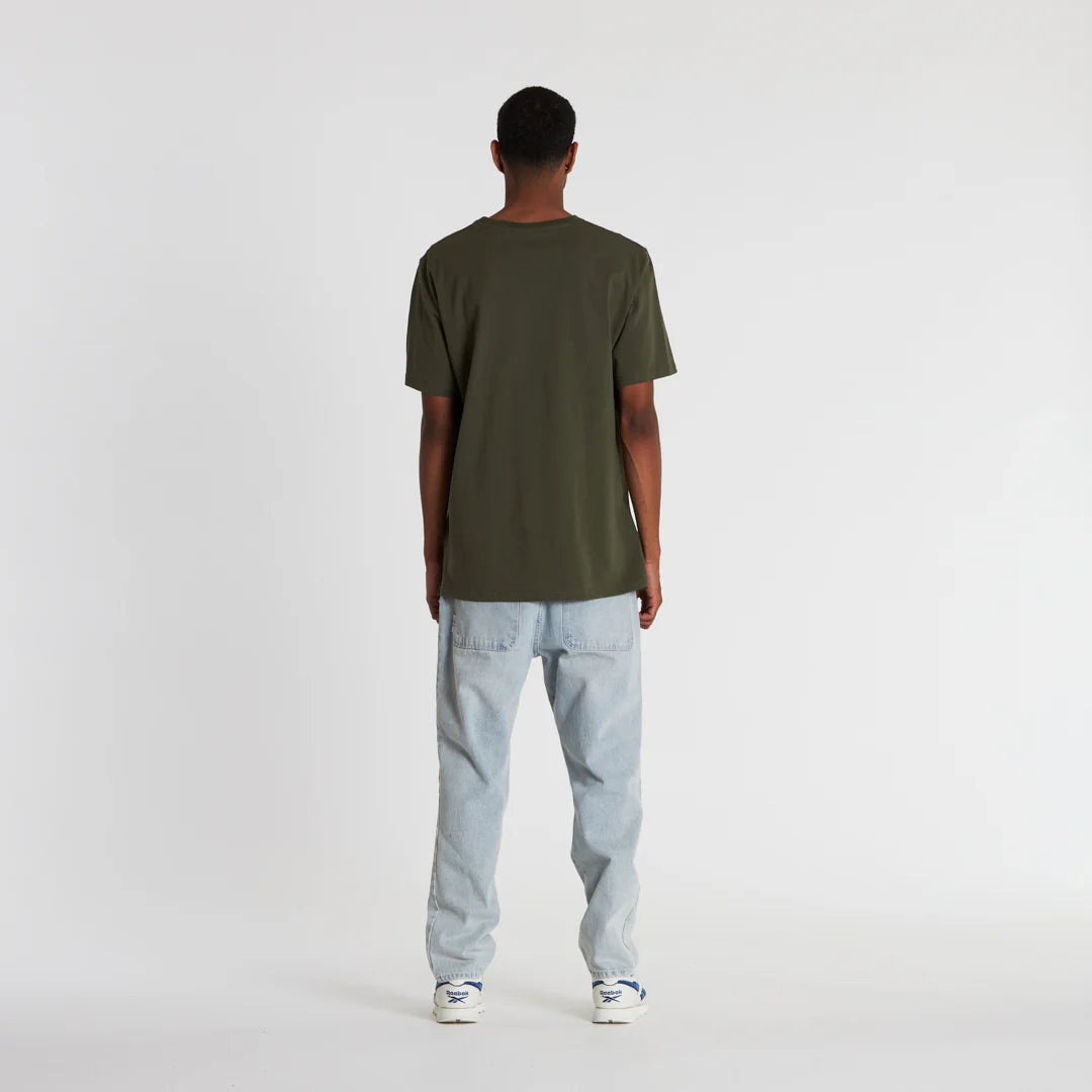 Stamp  Script Tee Khaki