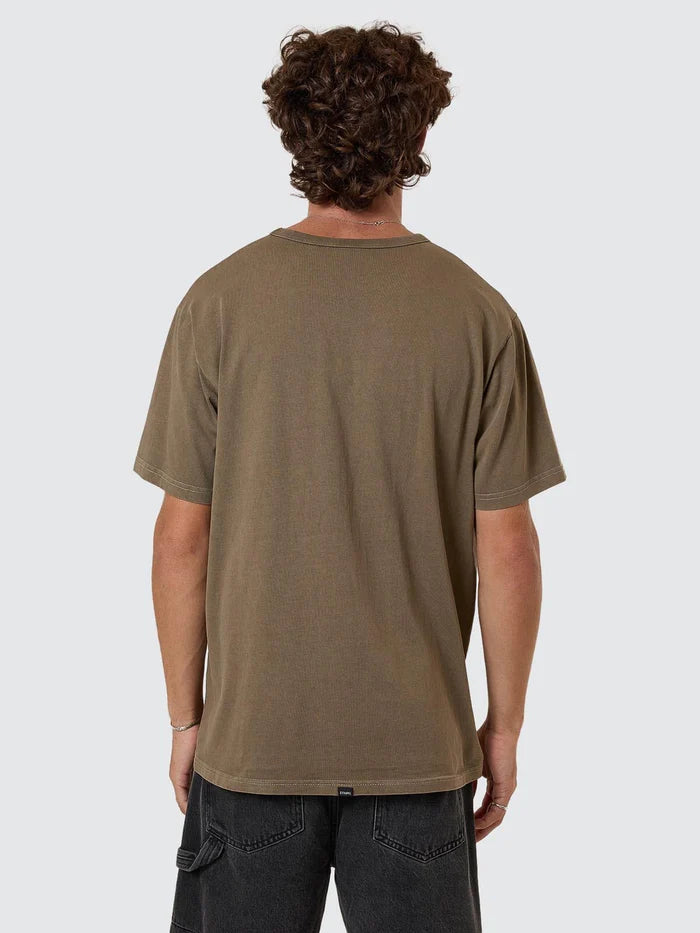 Thrills Workwear Embro Merch Tee Desert