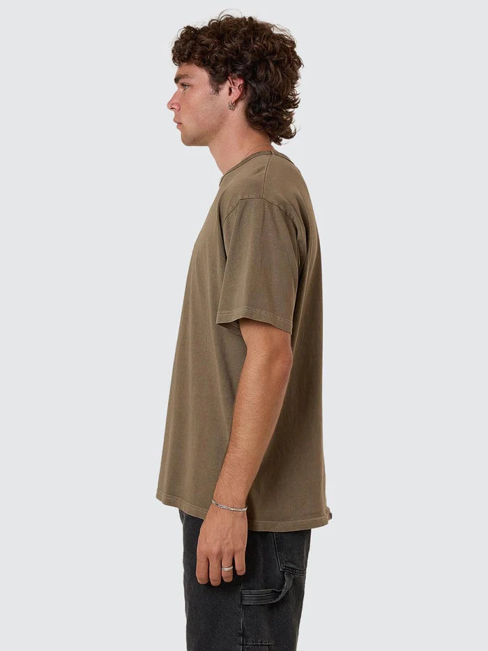 Thrills Workwear Embro Merch Tee Desert