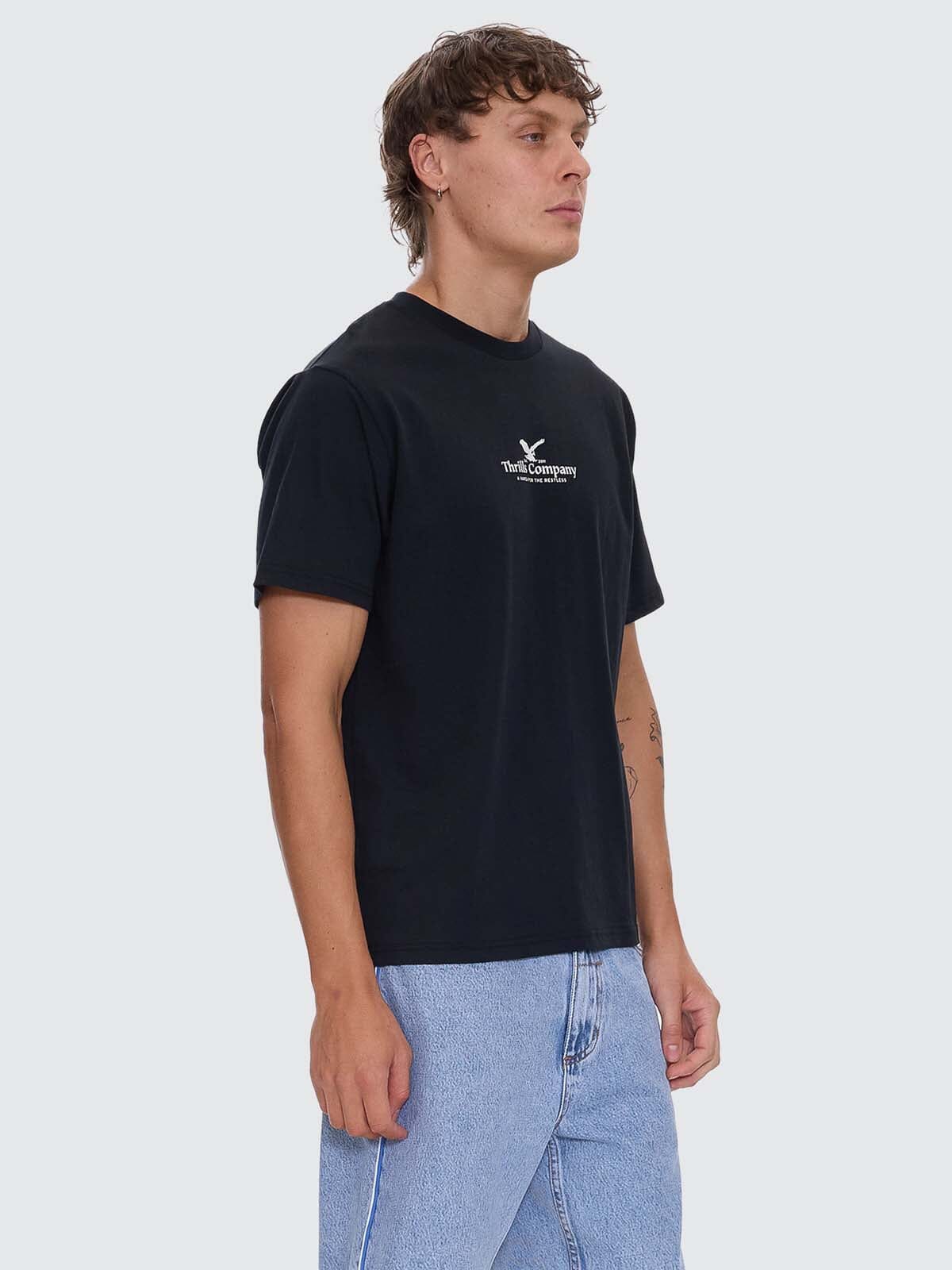 A Haven For The Restless Merch Fit Tee Washed Black