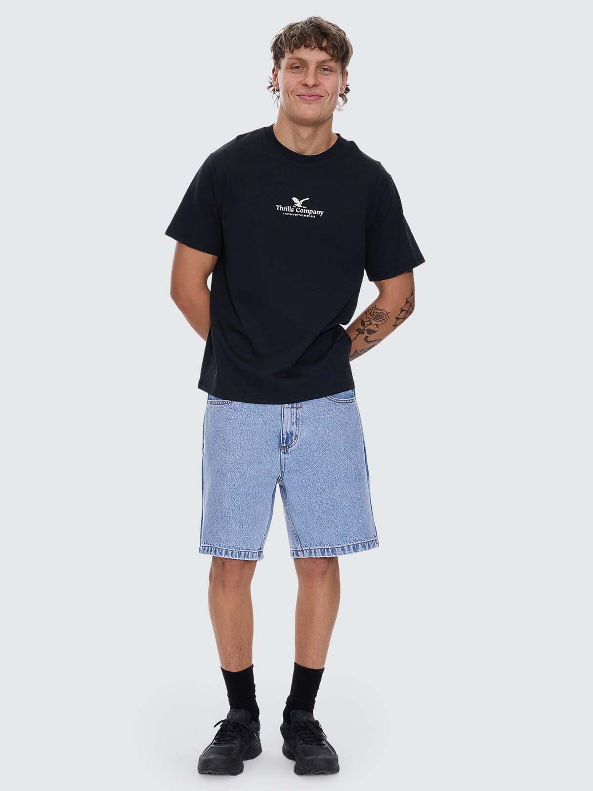 A Haven For The Restless Merch Fit Tee Washed Black