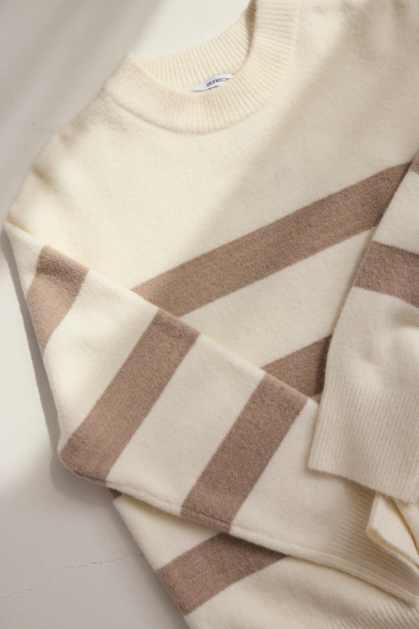 True Natural Stripe Knit