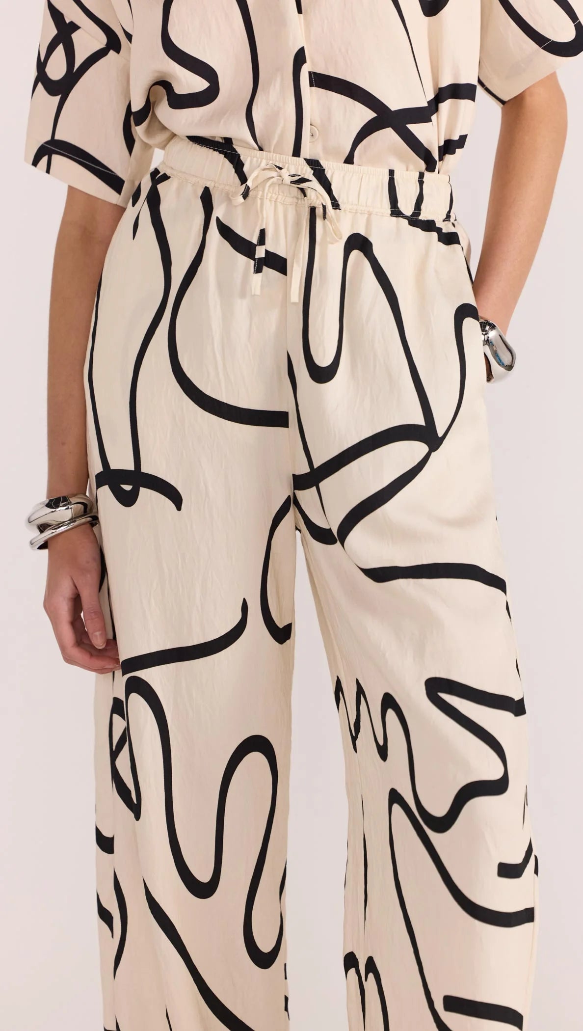 Zenith Relaxed Pants Abstract