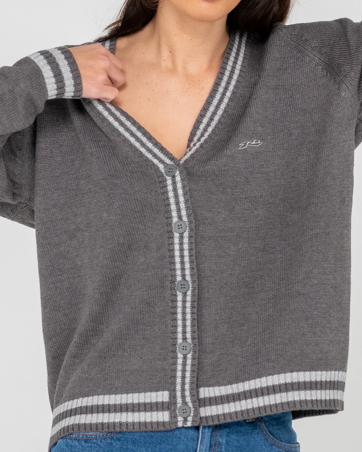 Cambridge Oversized Cardigan Grey