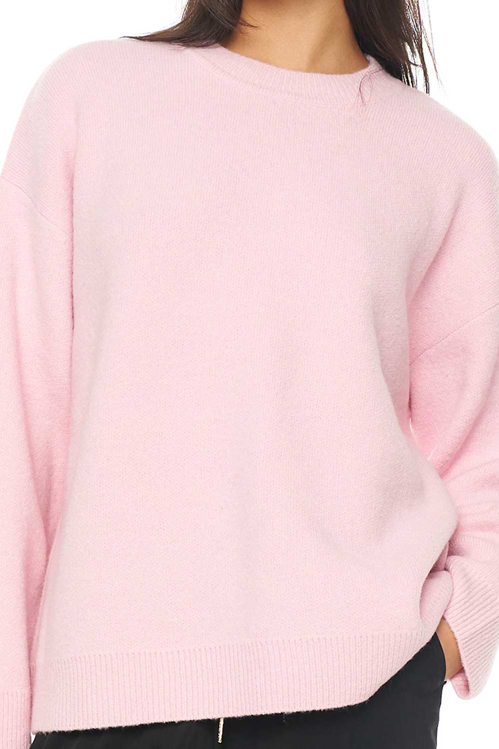 Solar Elle Knit Crew Blush