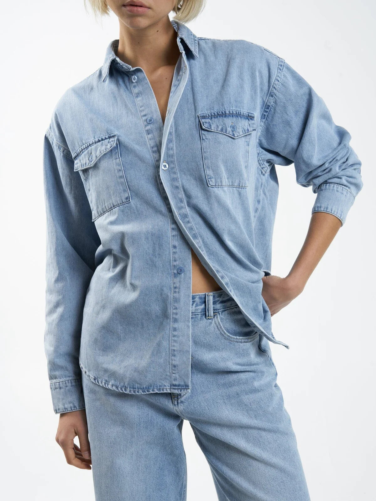 Adrian Denim Shirt Endless Blue