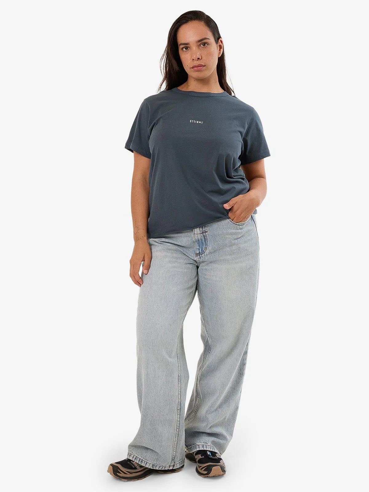 Minimal Thrills Relaxed Tee Dark Slate