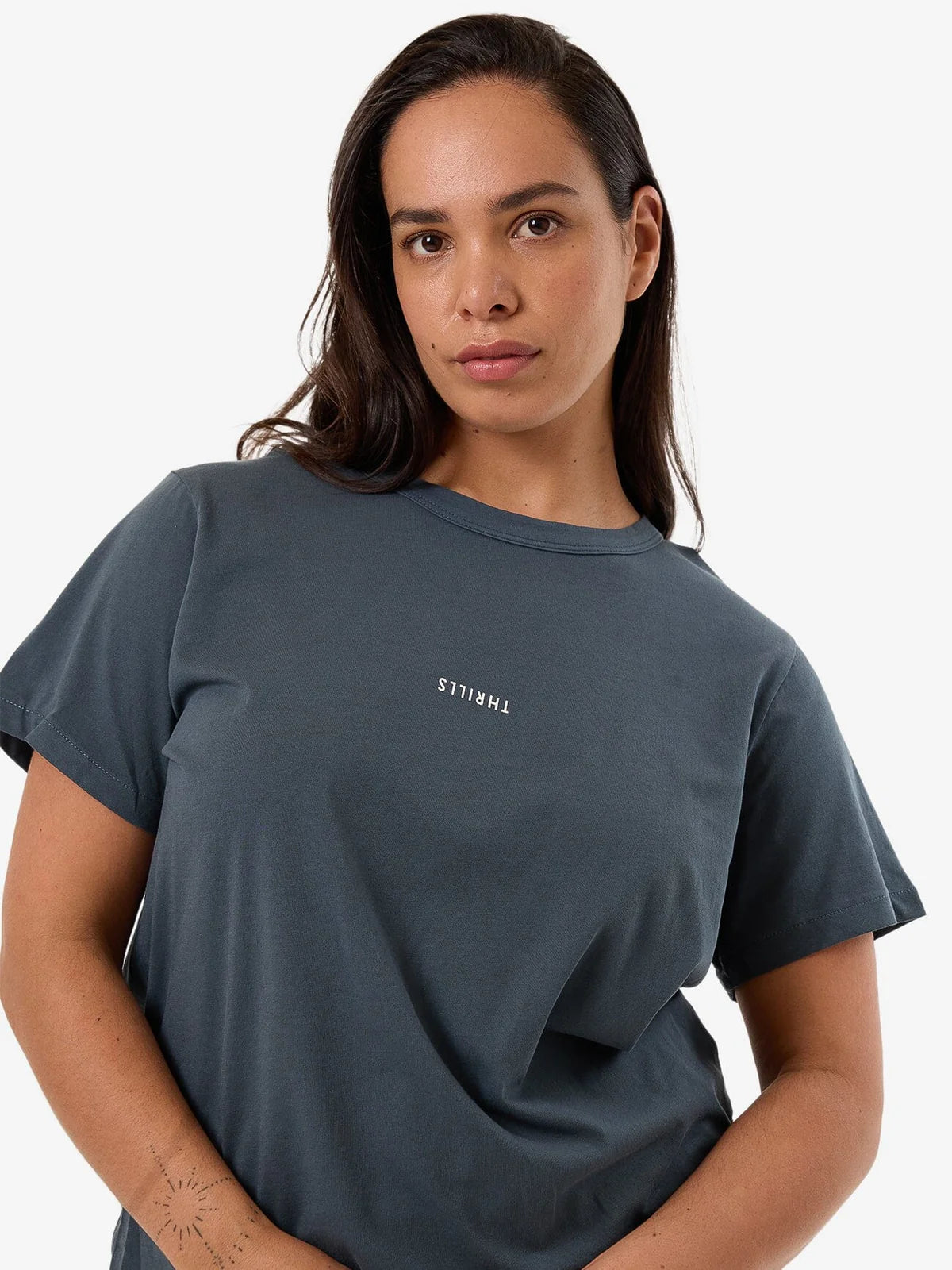 Minimal Thrills Relaxed Tee Dark Slate