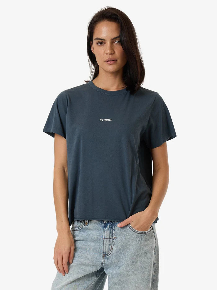 Minimal Thrills Relaxed Tee Dark Slate