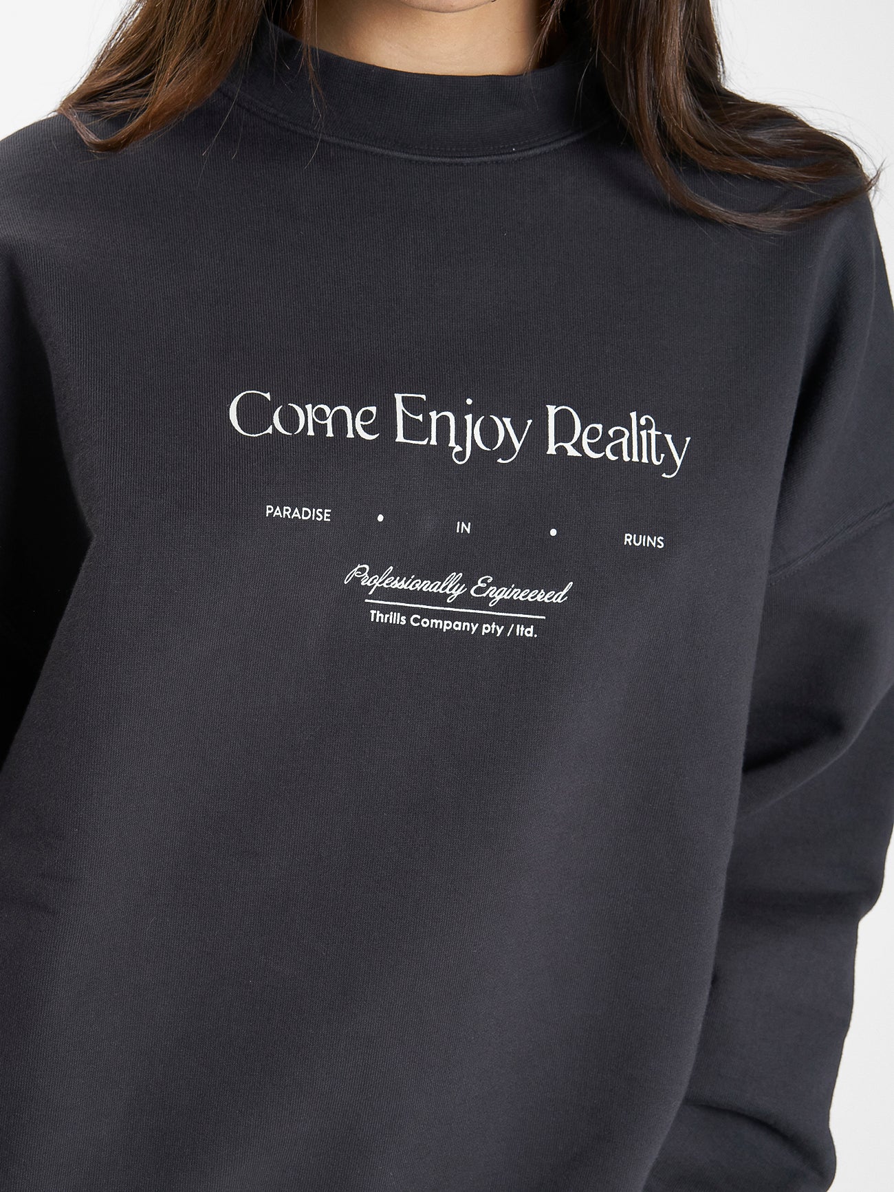 Reality Cocoon Crew Washed Blk