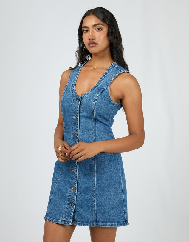 Peta Mini Dress Blue