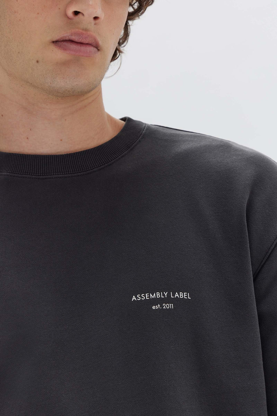 Laser Print Cotton Sweatshirt