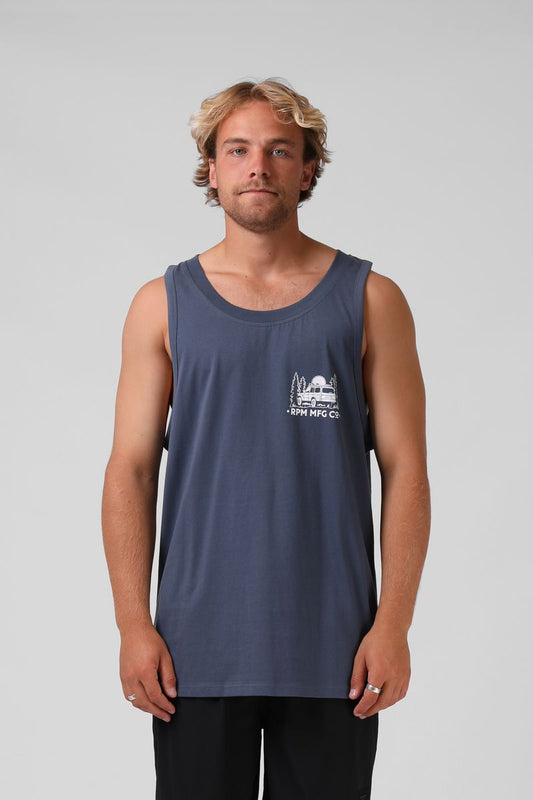 Land Cruiser Singlet Slate Blue