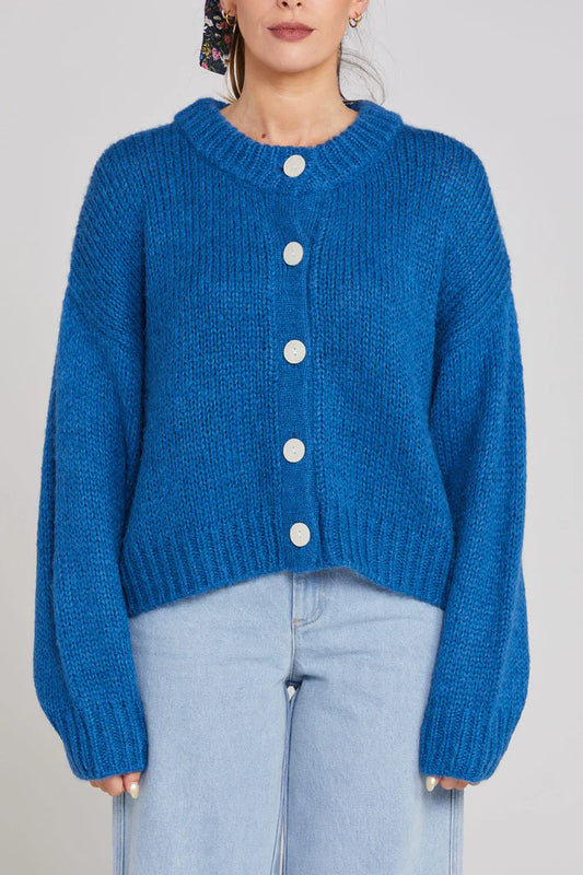 Cleo Cardigan Cobalt