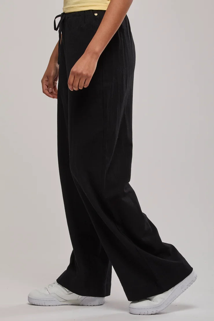 Zanzibar Mid Rise Pant Blk