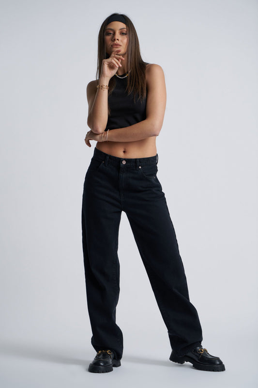 A Slouch Jean Blk