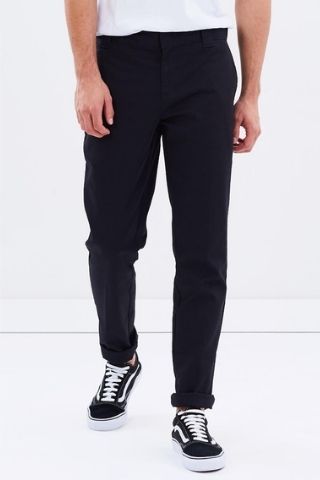 Slim Straight Fit Black