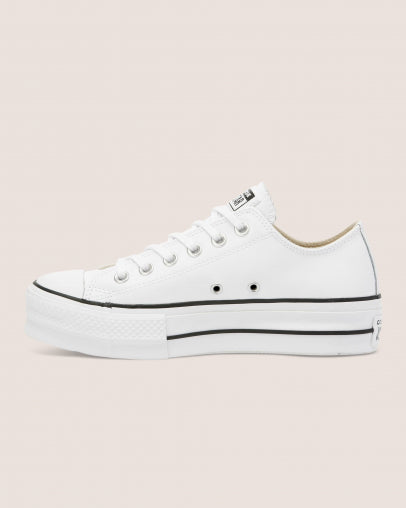 CT Lift Leather Low White